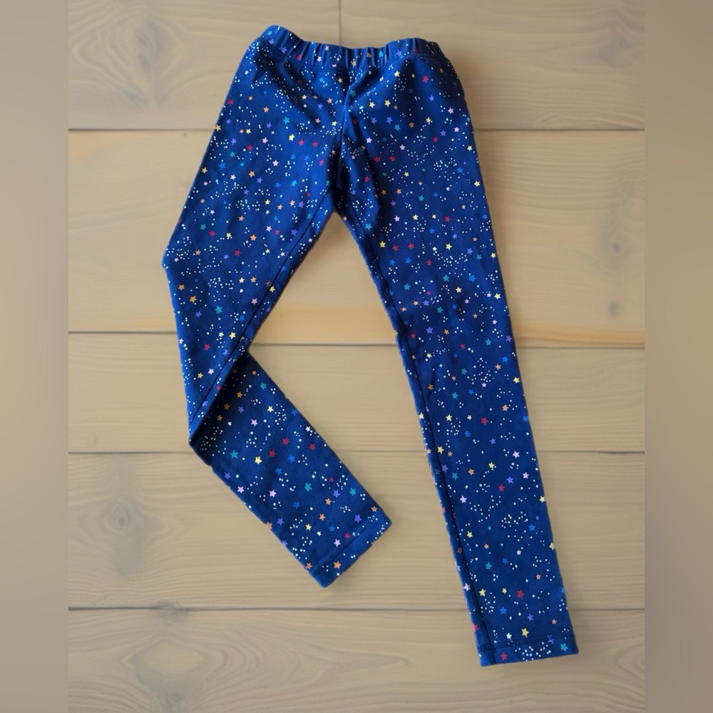 Hanna Andersson Star Print Leggings | Navy | Size 10 or 12